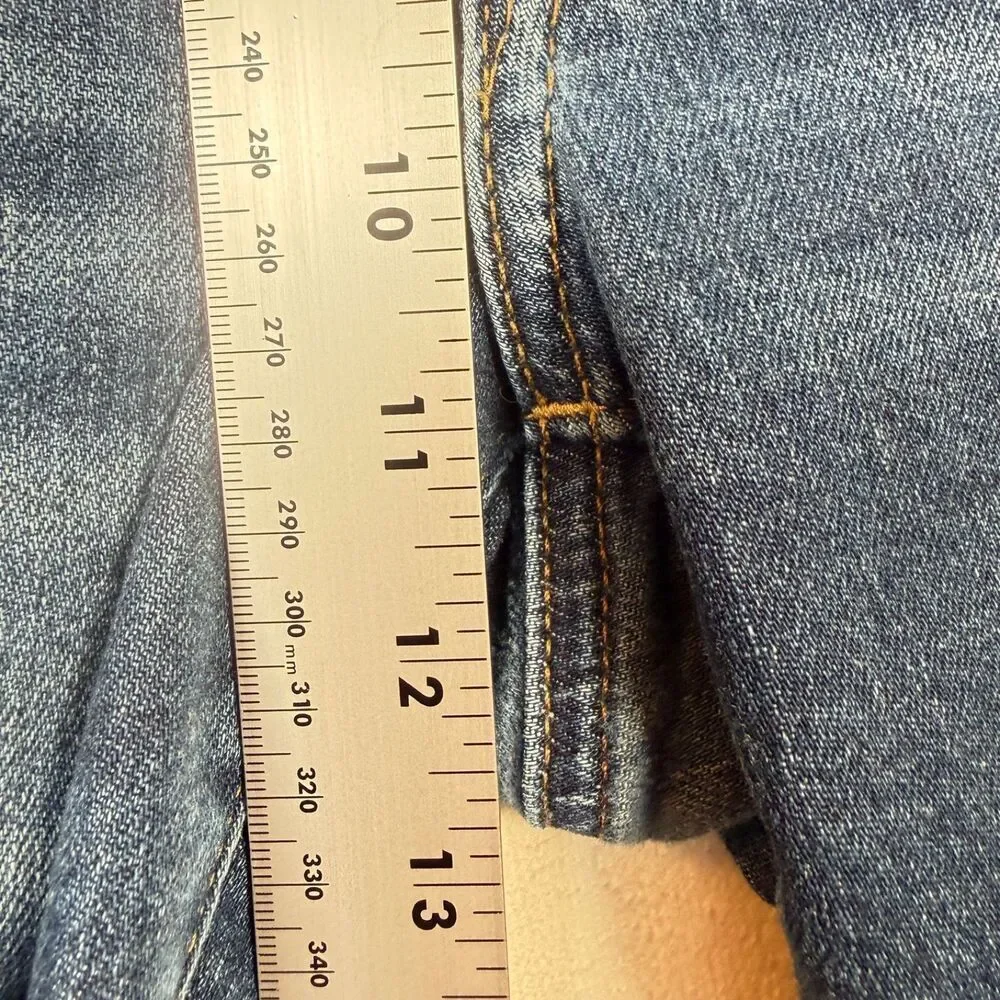 American Eagle AirFlex Athletic Straight Jeans Mens 33x32 Blue Stretch Denim